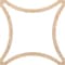 Ekena Millwork 23 38W x 23 38H x 38T Small Lilley Decorative Fretwork Wood Ceiling Panels, Red Oak CELW23X23X0375LEYRO - alternate 4